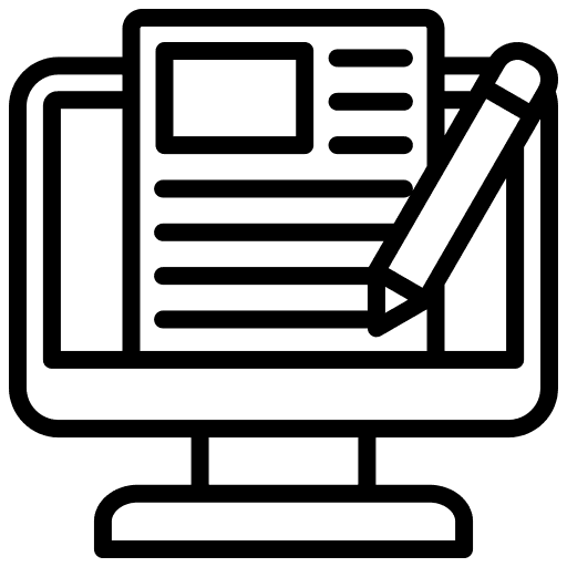 Content writing icon